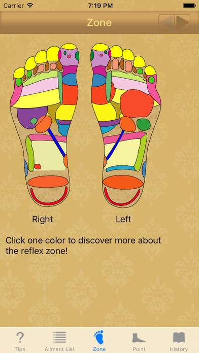 Foot reflexology: home remedy for chronic diseases App screenshot