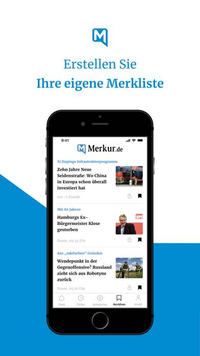 Merkur: Aktuelle Nachrichten App screenshot #2