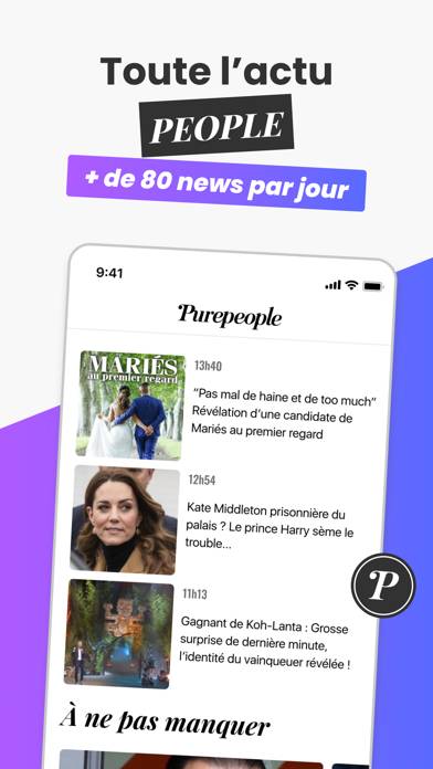 Purepeople App screenshot #1