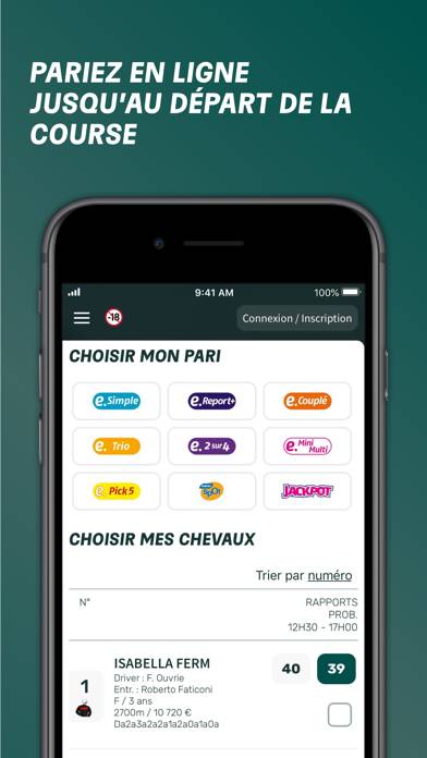 PMU.fr Capture d'écran de l'application