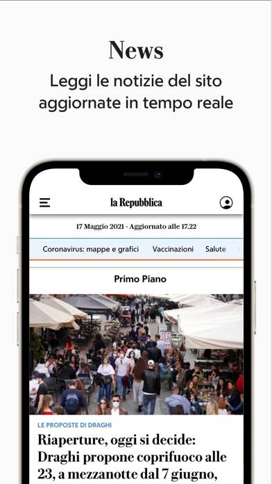 La Repubblica Schermata dell'app #3