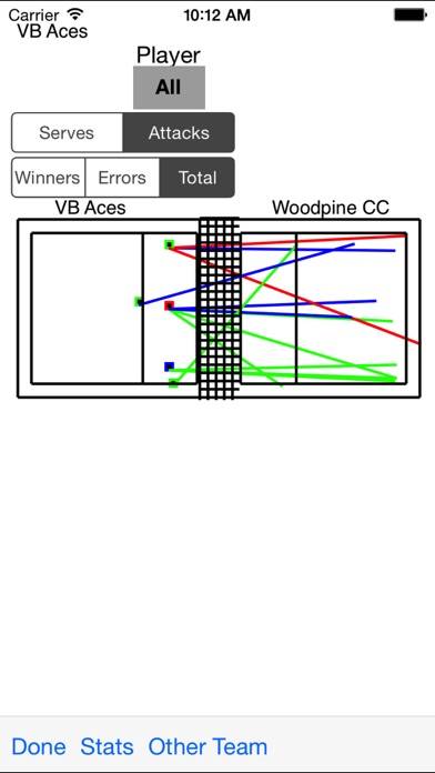 Volleyball Ace Stats App screenshot