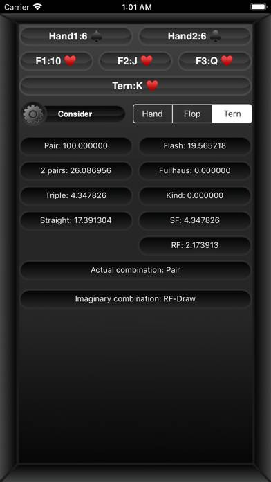 Poker Cheater App screenshot #1