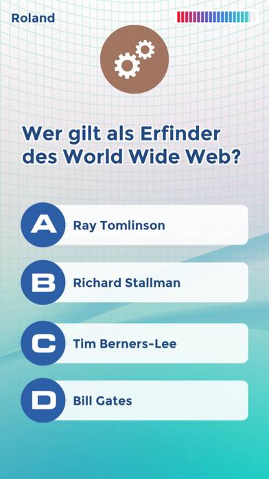 Wissenstraining Pro. Das Quiz game screenshot