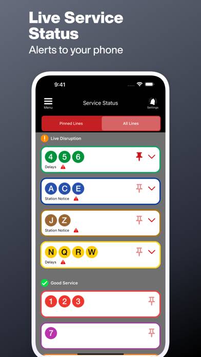 New York Subway MTA Map App-Screenshot #4