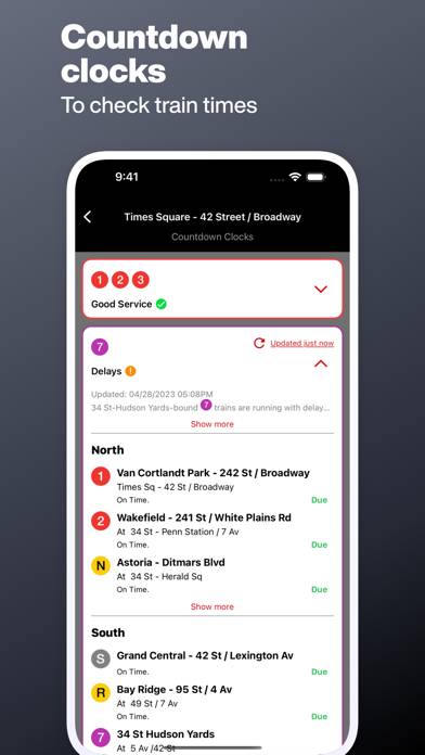 New York Subway MTA Map Schermata dell'app #6