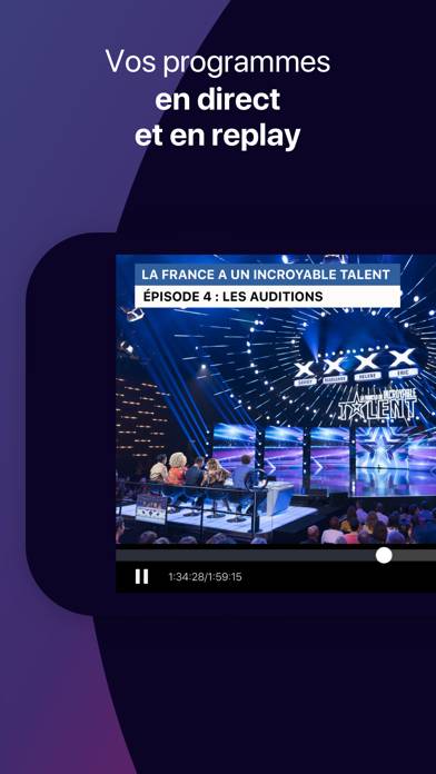 M6 plus : Streaming & Tv Replay Capture d'écran de l'application