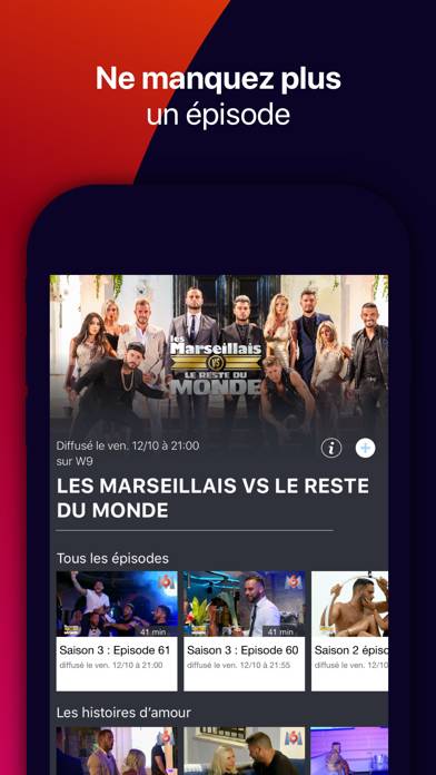 M6 plus : Streaming & Tv Replay Capture d'écran de l'application