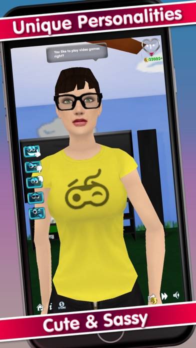 My Virtual Girlfriend Captura de pantalla de la aplicación #3