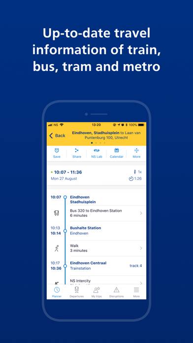 NS Travel Planner Captura de pantalla de la aplicación #3