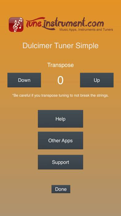 Dulcimer Tuner Simple Schermata dell'app