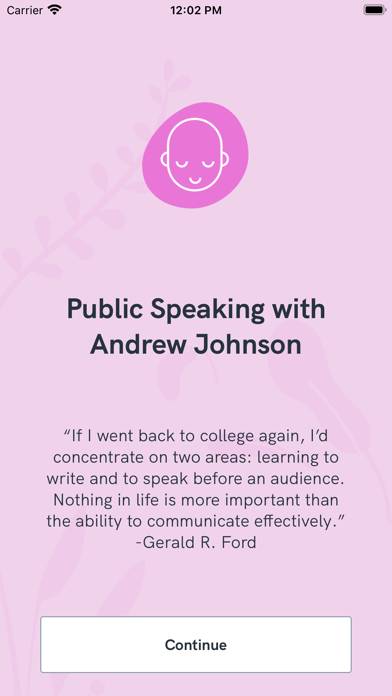 Public Speaking with AJ Captura de pantalla de la aplicación #1