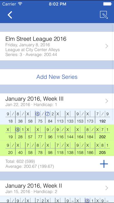Perfect Game: Bowling Scores App screenshot #1