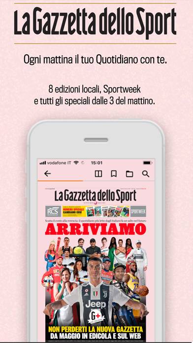 Gazzetta Reader Schermata dell'app #1