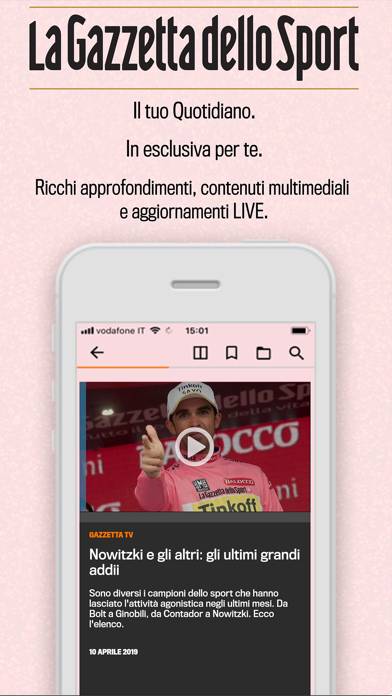 Gazzetta Reader App screenshot