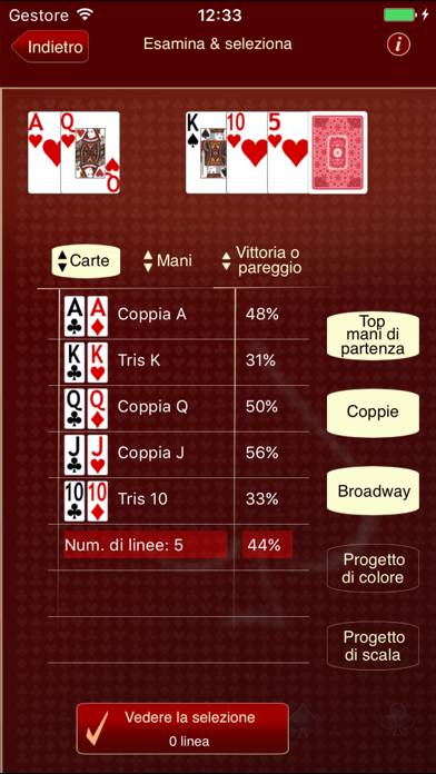 The Poker Calculator Schermata dell'app #3