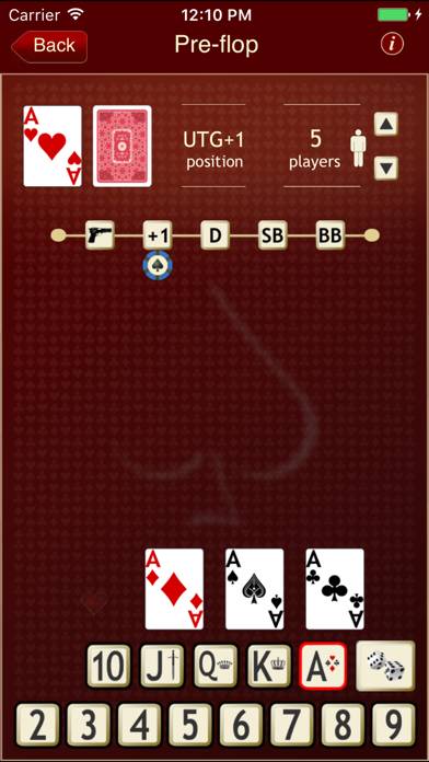 The Poker Calculator Captura de pantalla de la aplicación #6
