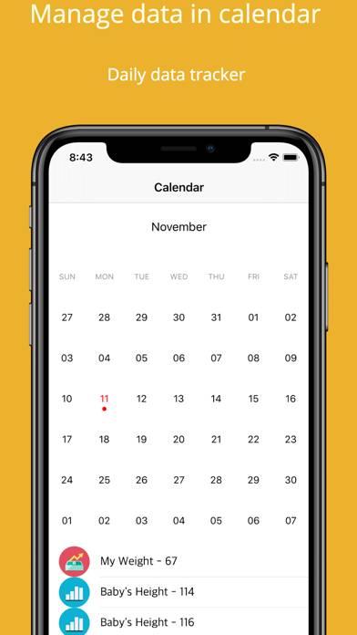 Daily Data Tracker App screenshot #1