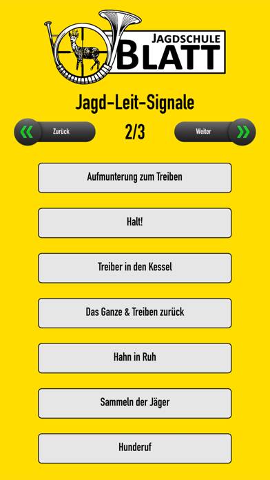 Jagdsignale App-Screenshot #2