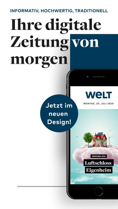 WELT Edition: Digitale Zeitung App-Screenshot #1