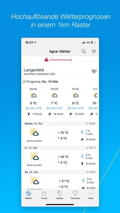 Agrar Wetter App-Screenshot #1