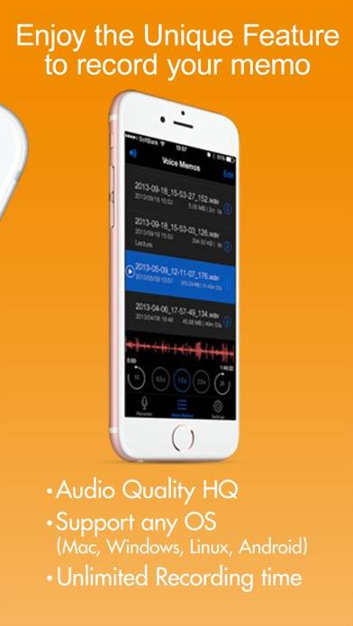 Voice Recorder HD Schermata dell'app #3
