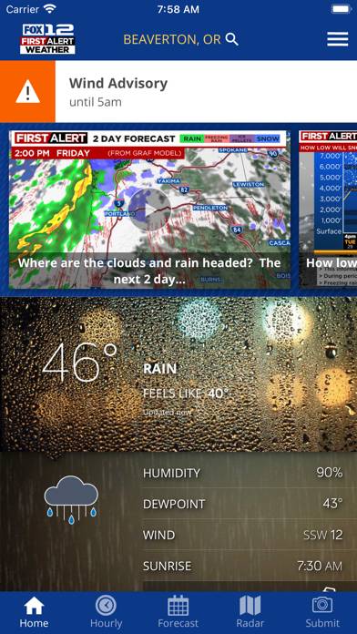 FOX12 Weather App screenshot #1