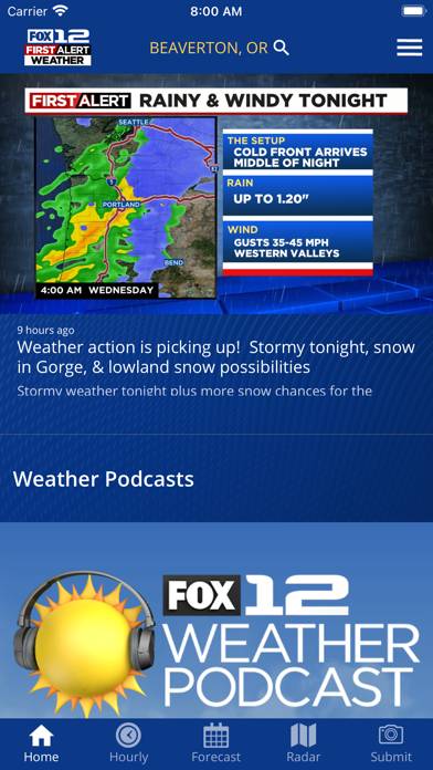 FOX12 Weather App screenshot