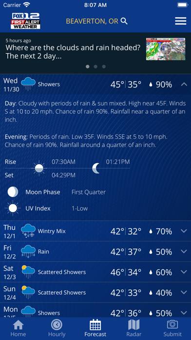 FOX12 Weather App screenshot #5