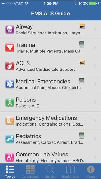 EMS ALS Guide immagine dello schermo