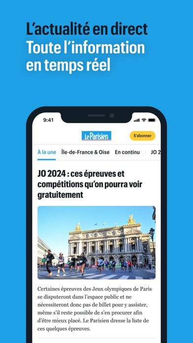 Le Parisien : l'info en direct Capture d'écran de l'application #1
