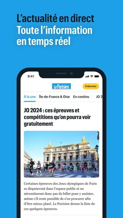 Le Parisien : l'info en direct App screenshot #1