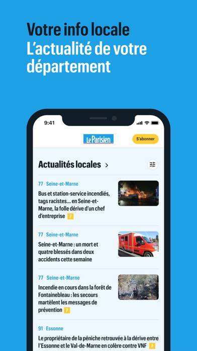 Le Parisien : l'info en direct Capture d'écran de l'application #2