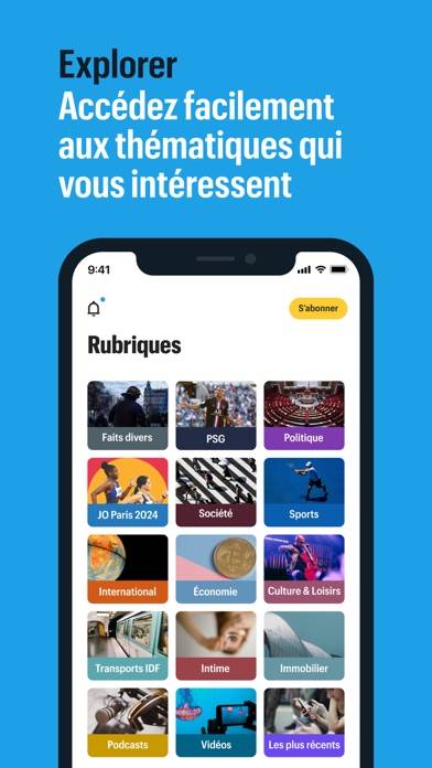 Le Parisien : l'info en direct Capture d'écran de l'application #4