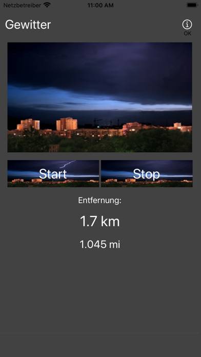 Thunderstorm Range App screenshot #1