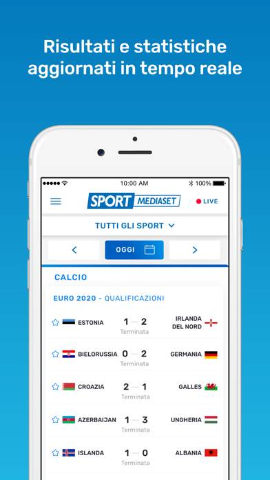 SportMediaset Schermata dell'app #5