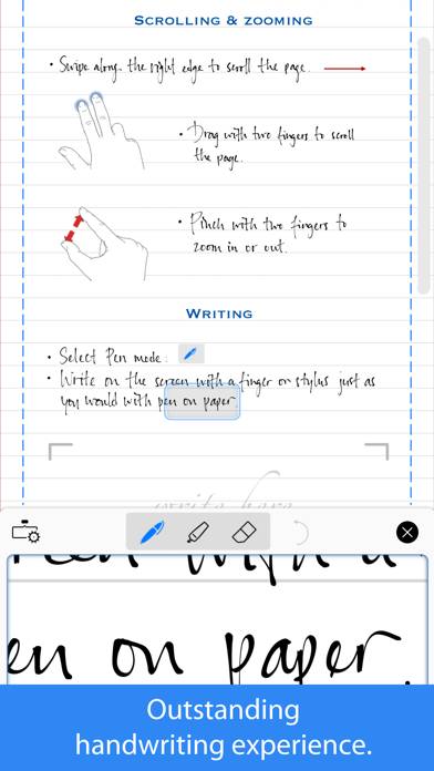 Notes Plus Capture d'écran de l'application