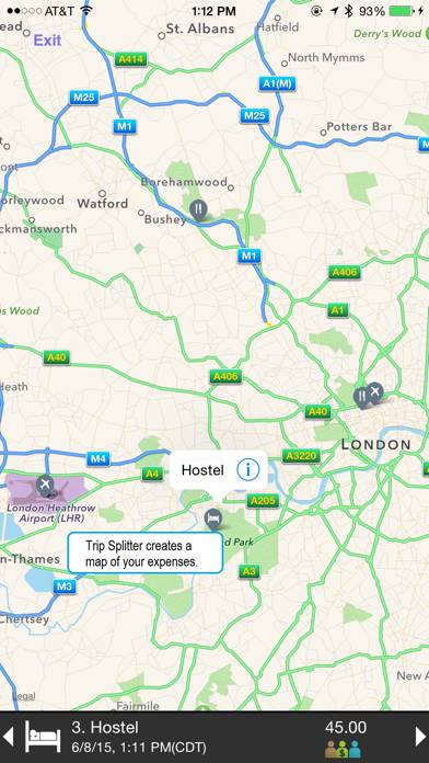 Trip Splitter App skärmdump #5