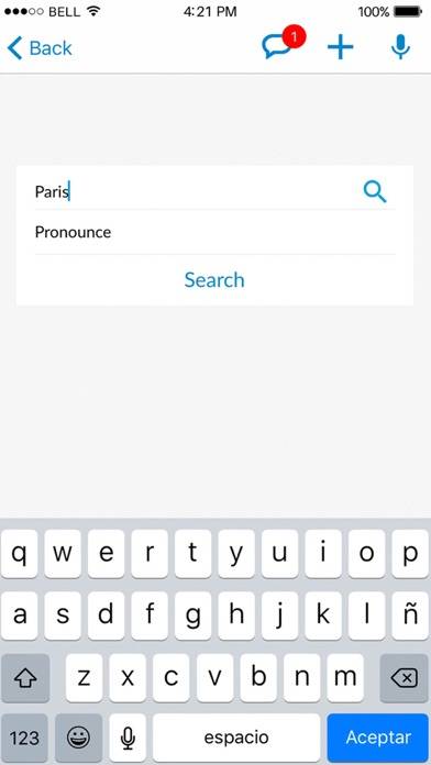 Forvo Pronunciation App skärmdump #1
