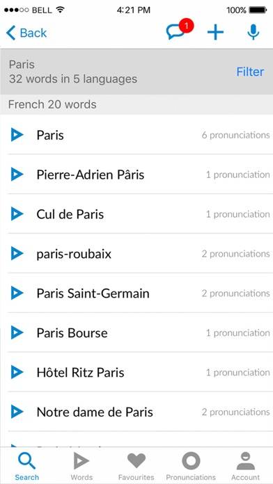 Forvo Pronunciation App screenshot #2