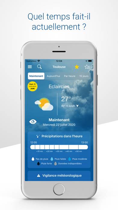 Météo-France App skärmdump #1