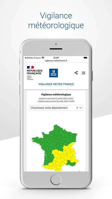 Météo-France App skärmdump #4