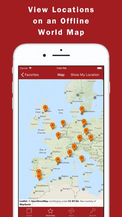 World Travel Guide Offline App skärmdump #2