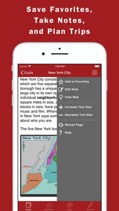 World Travel Guide Offline App-Screenshot #5