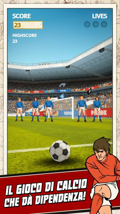 Flick Kick Football Capture d'écran de l'application #1