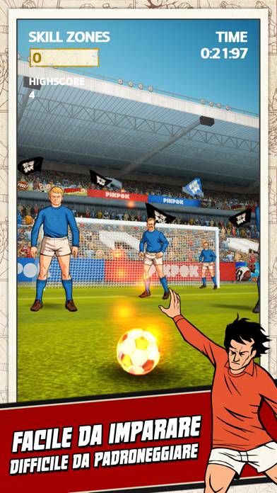 Flick Kick Football Captura de pantalla de la aplicación #2
