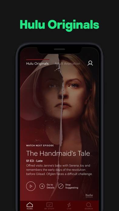 Hulu: Watch TV shows & movies App skärmdump #1