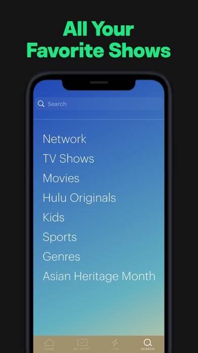 Hulu: Watch TV shows & movies Uygulama ekran görüntüsü #2