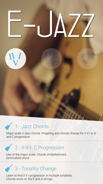 E-Jazz : Chords for Jazz Guitar Capture d'écran de l'application #3