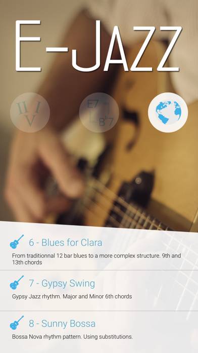 E-Jazz : Chords for Jazz Guitar Captura de pantalla de la aplicación #5
